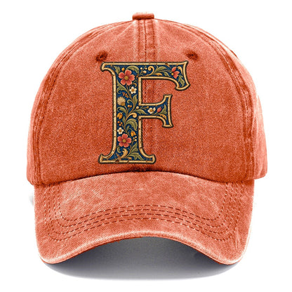 Wildflower F Monogram Classic Cap – Terracotta Clay