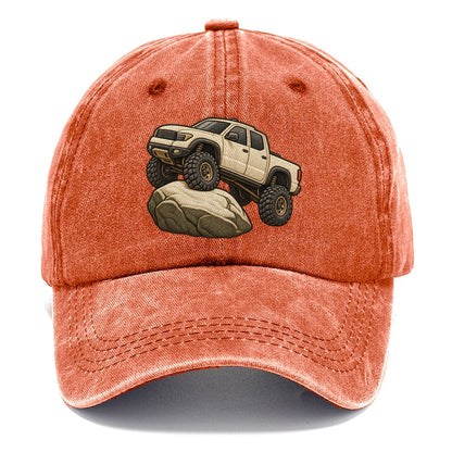 Lifted Pickup On A Boulder Off Roading And Overlanding Classic Cap – Terracotta Clay