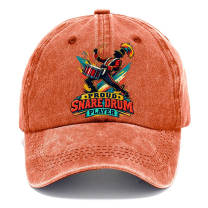 Proud Snare Drum Player Music Instruments Classic Cap – Terracotta Clay