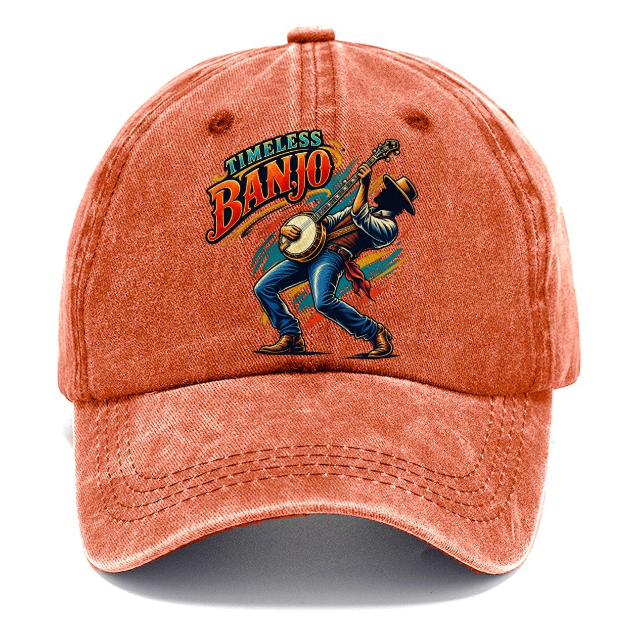 Timeless Banjo Music Instruments Classic Cap – Terracotta Clay