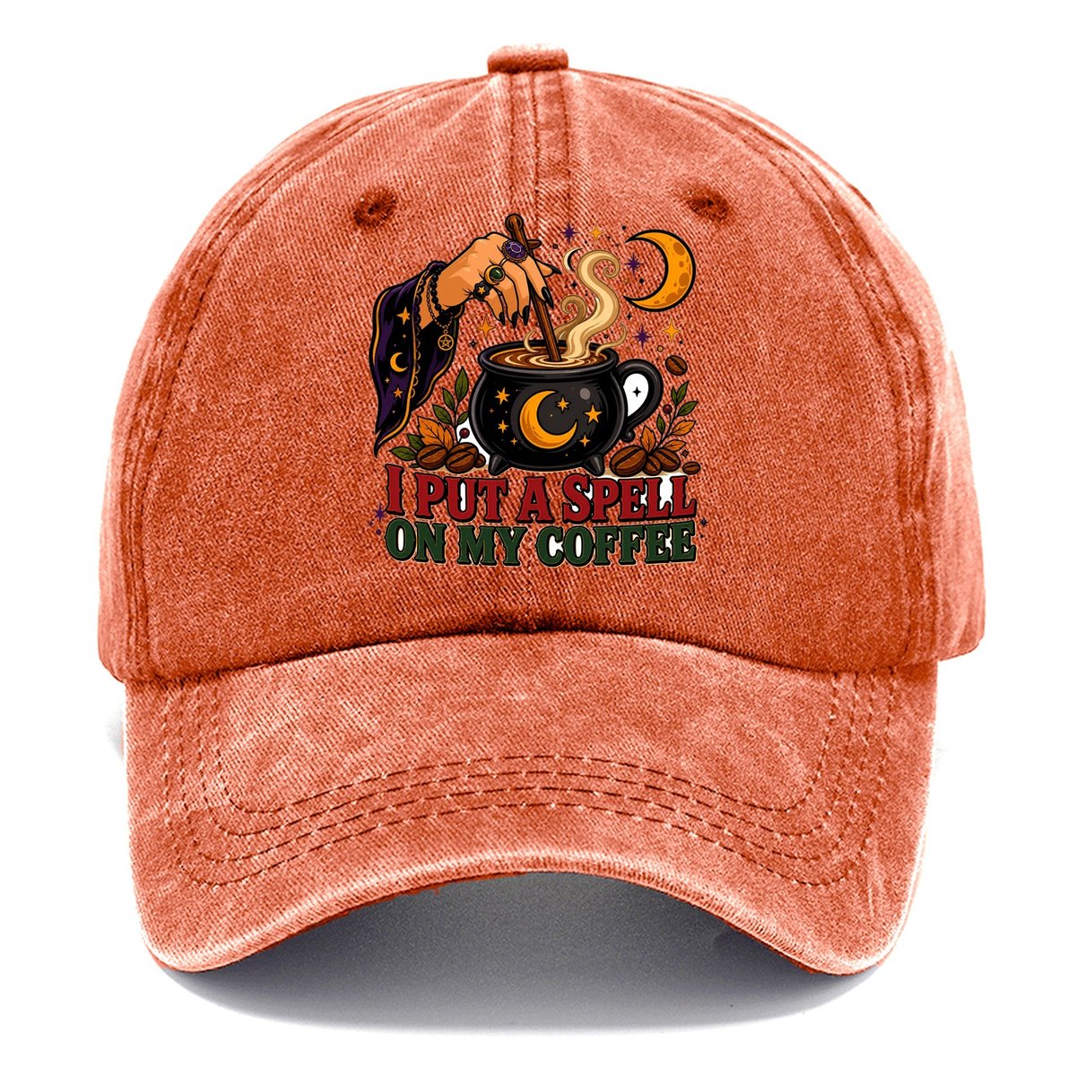 Spell On My Coffee Classic Cap – Terracotta Clay