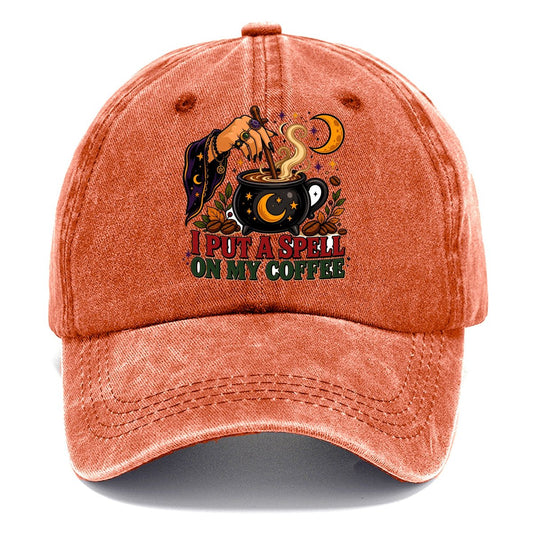 Spell On My Coffee Classic Cap – Terracotta Clay