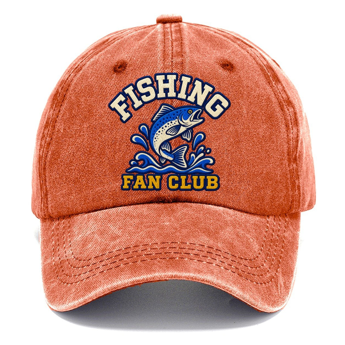 Fishing Fan Club Classic Cap – Terracotta Clay