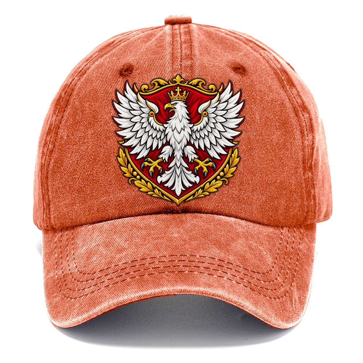 Poland Heraldic Crest Country Logos Classic Cap – Terracotta Clay