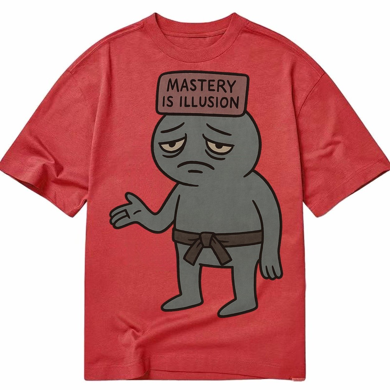 Black Pug Charming Companion Classic T-shirt – Red