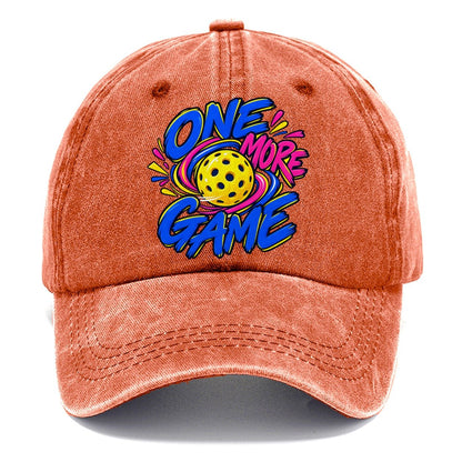 One More Game Pickleball Life Classic Cap – Terracotta Clay