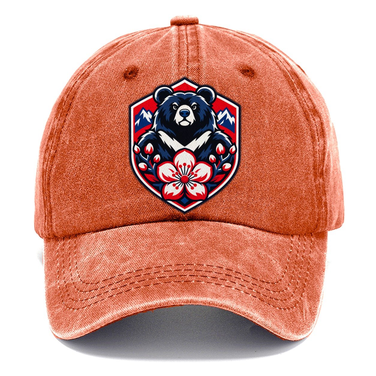 Taiwan Minimal Emblem Country Logos Classic Cap – Terracotta Clay