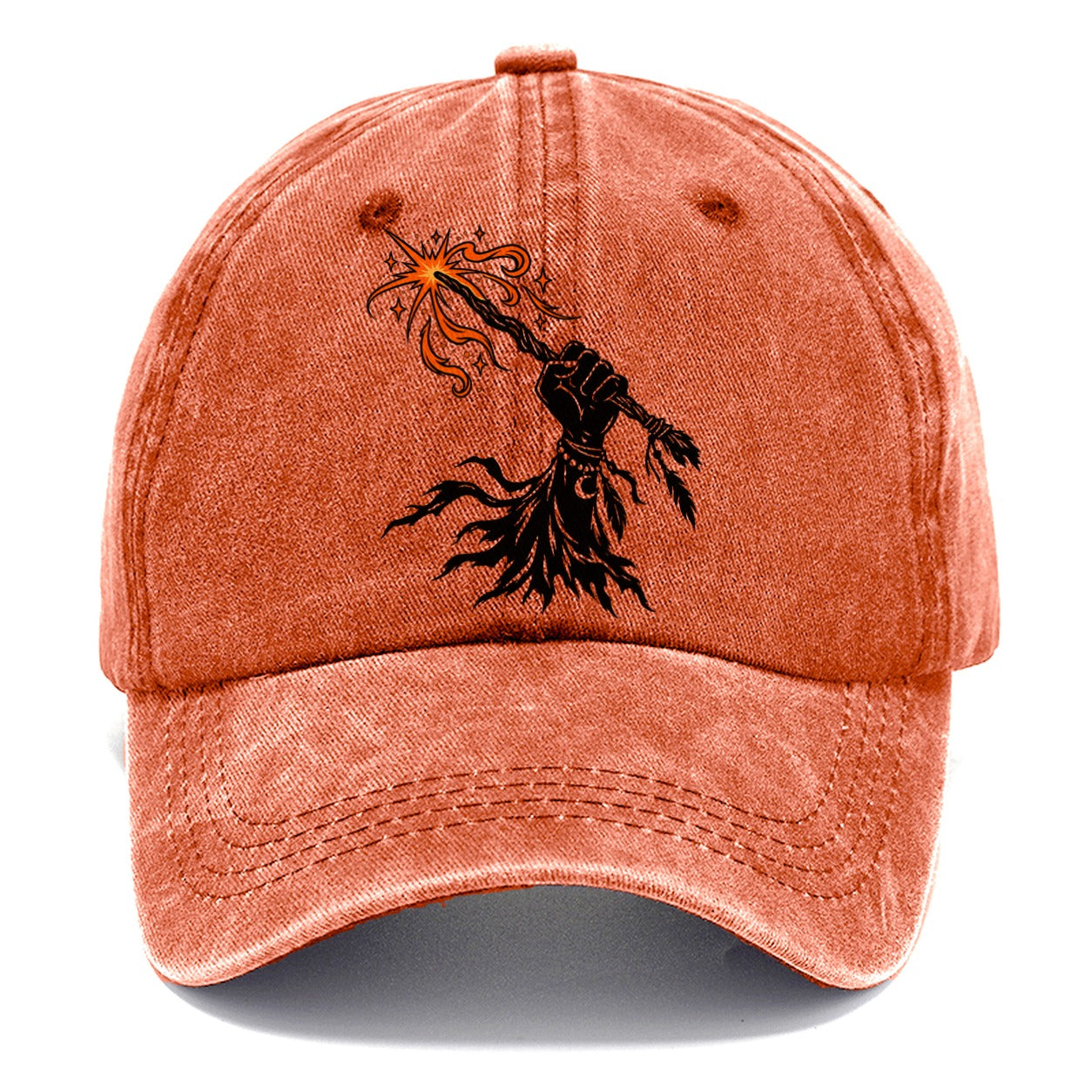 Witch Power Fist Witch Magic Classic Cap – Terracotta Clay