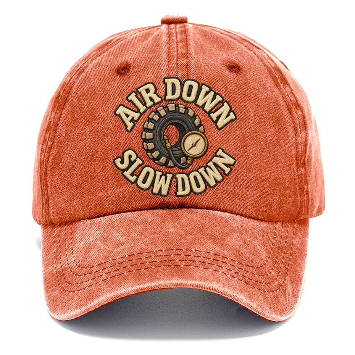 Air Down Slow Down Off Roading And Overlanding Classic Cap – Terracotta Clay