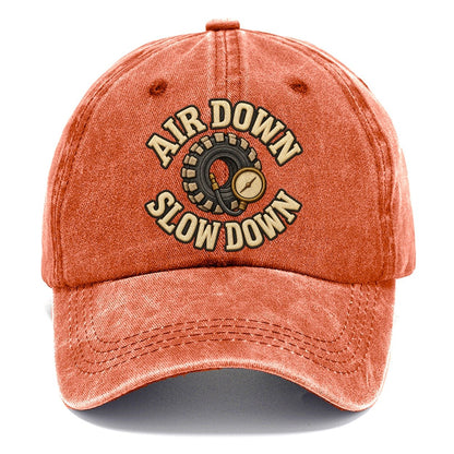 Air Down Slow Down Off Roading And Overlanding Classic Cap – Terracotta Clay