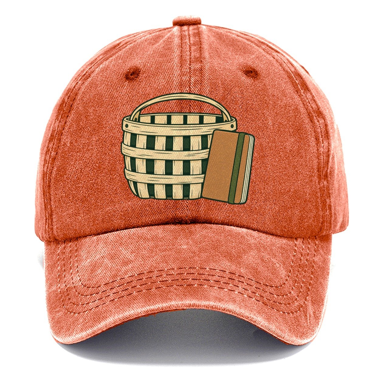 Basket And Field Notebook Foraging And Mycology Classic Cap – Terracotta Clay
