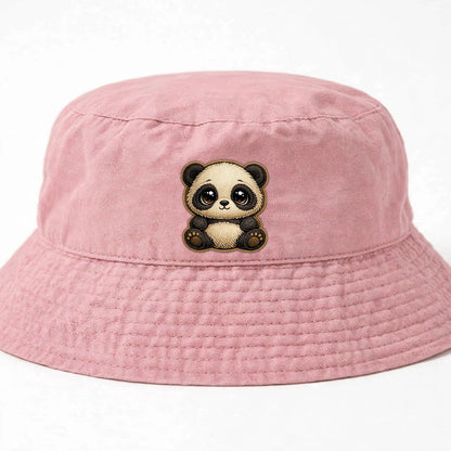 Baby Giant Panda Cub Kids Bucket Hat – Pink