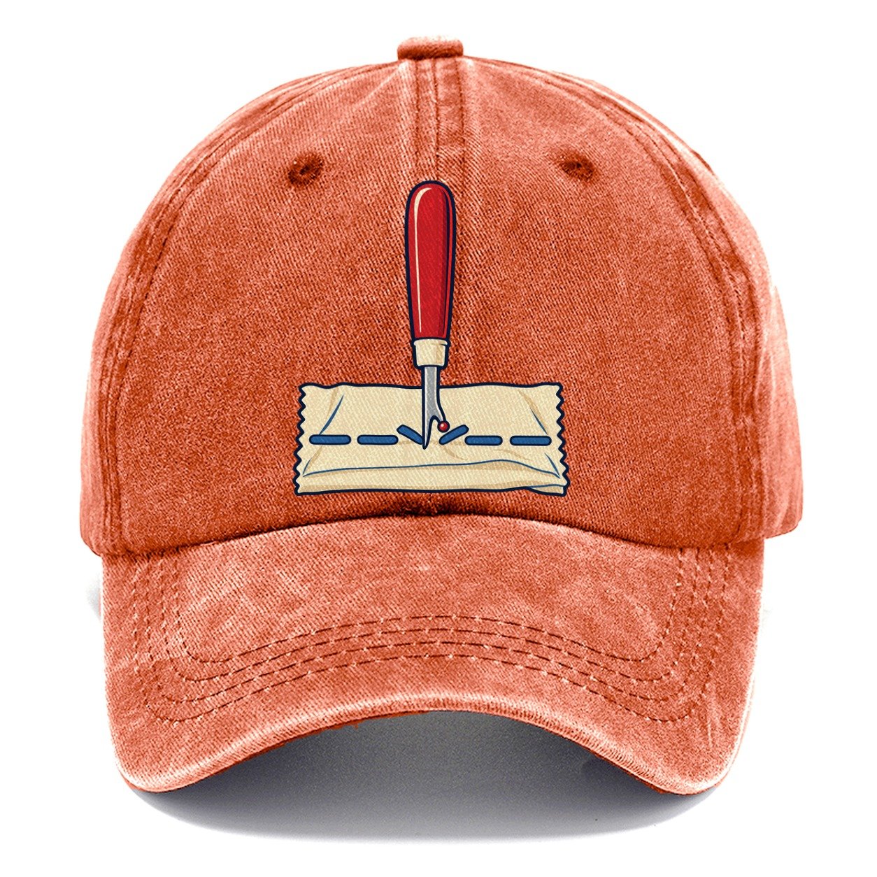 Seam Ripper Study Sewing And Quilting Classic Cap – Terracotta Clay