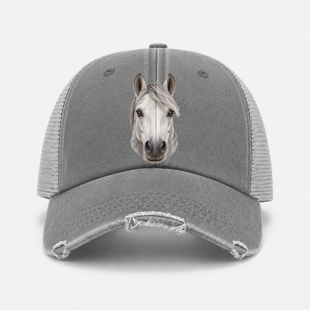 Grey — front view
