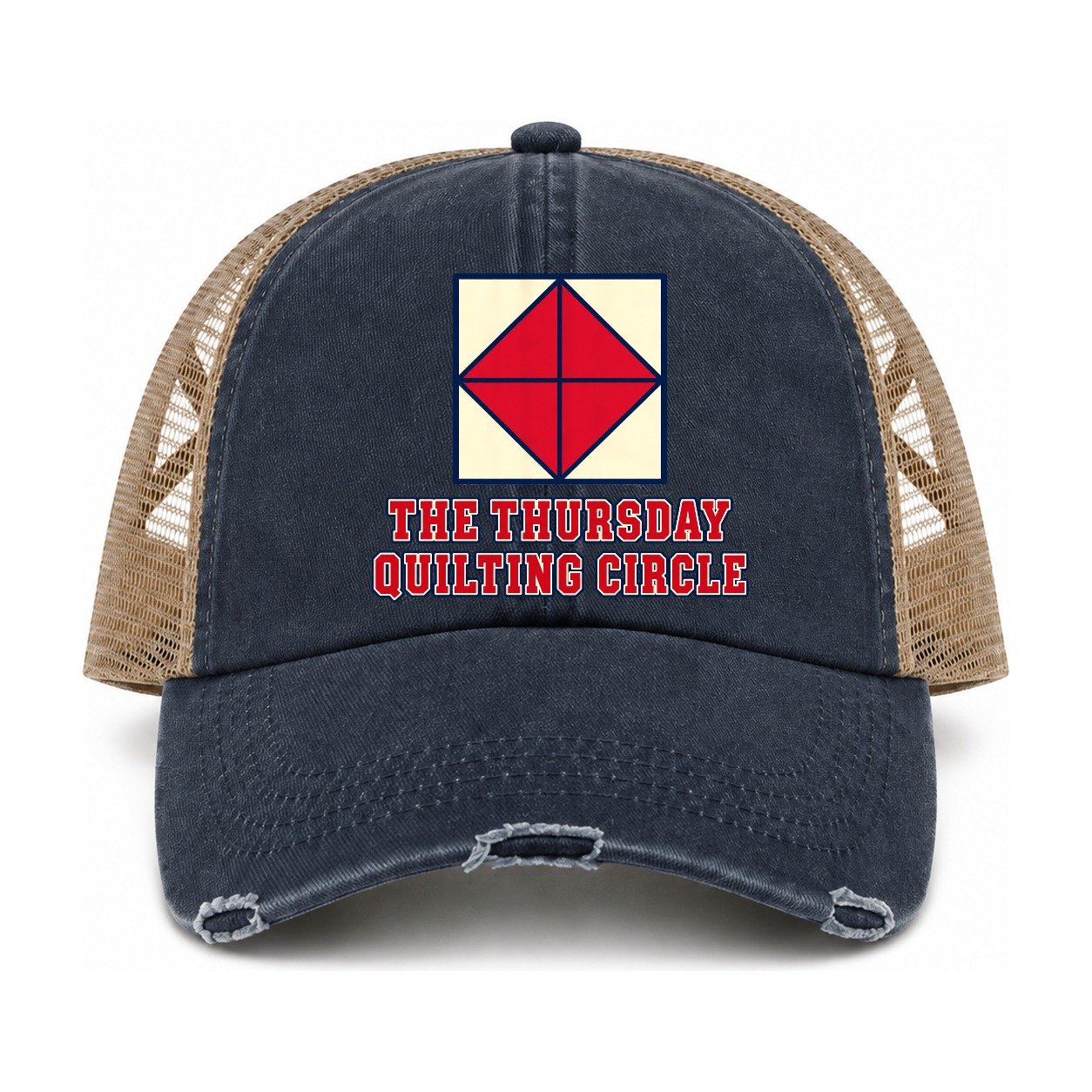 Navy-Khaki — front view