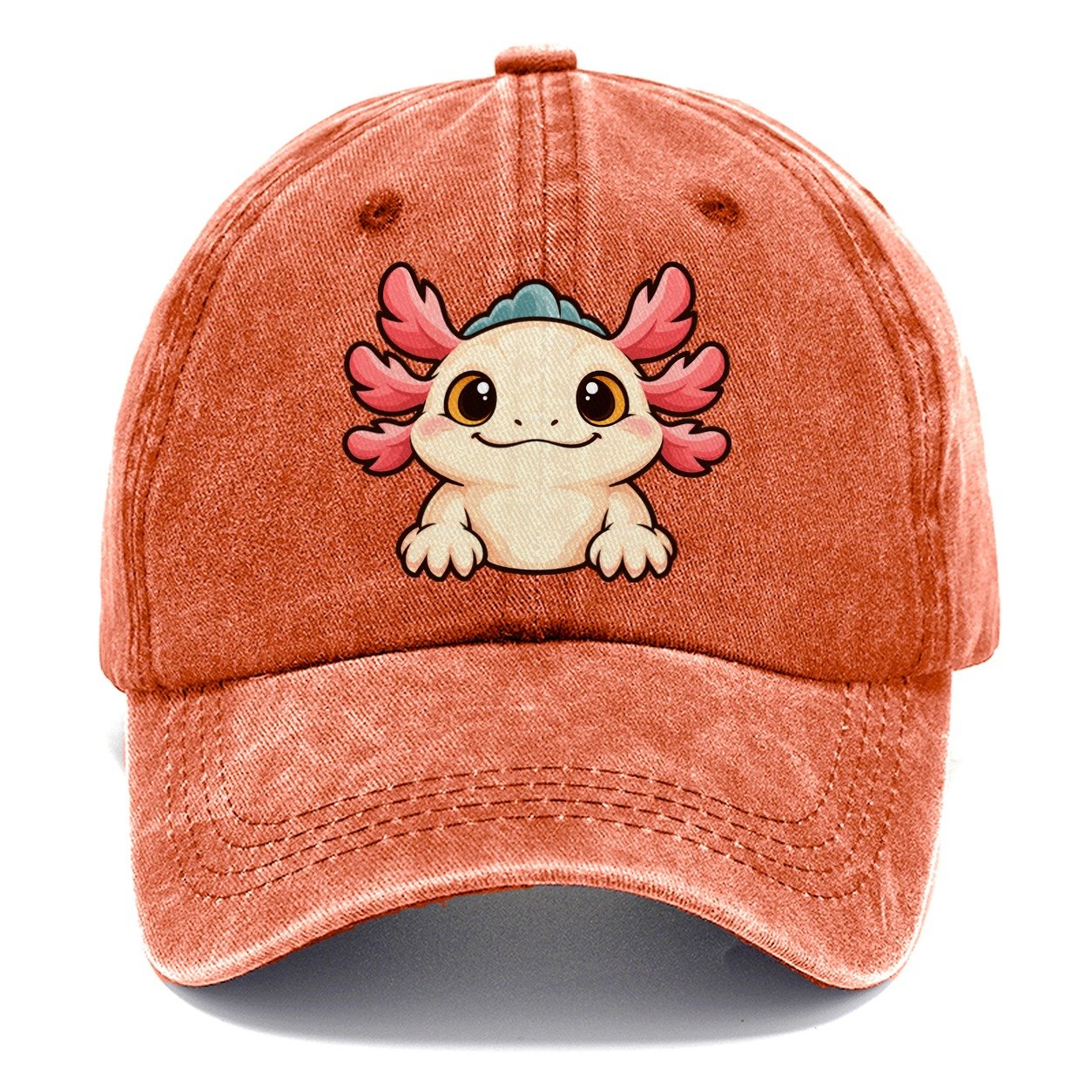 Tank Room Axolotl Aquarium Keeping Classic Cap – Terracotta Clay