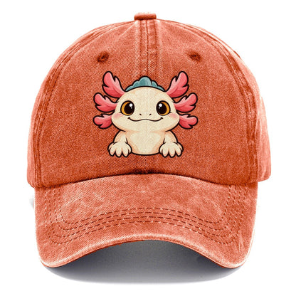 Tank Room Axolotl Aquarium Keeping Classic Cap – Terracotta Clay