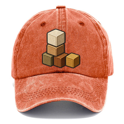 Stack Of Resource Cubes Board Games Classic Cap – Terracotta Clay