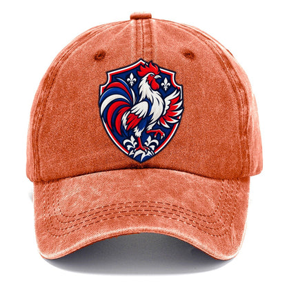 France Minimal Emblem Country Logos Classic Cap – Terracotta Clay