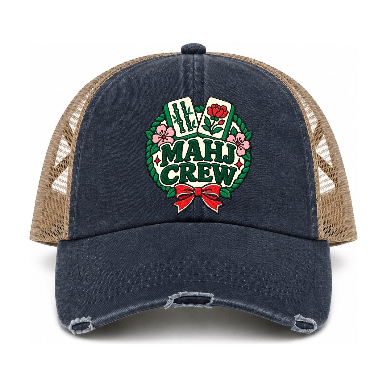 Navy-Khaki — front view