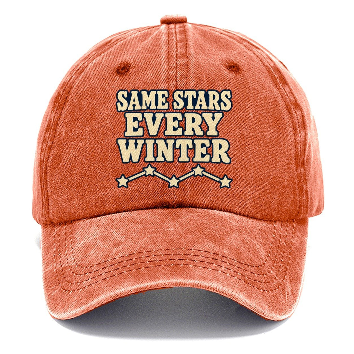 Same Stars Every Winter Astronomy And Stargazing Classic Cap – Terracotta Clay