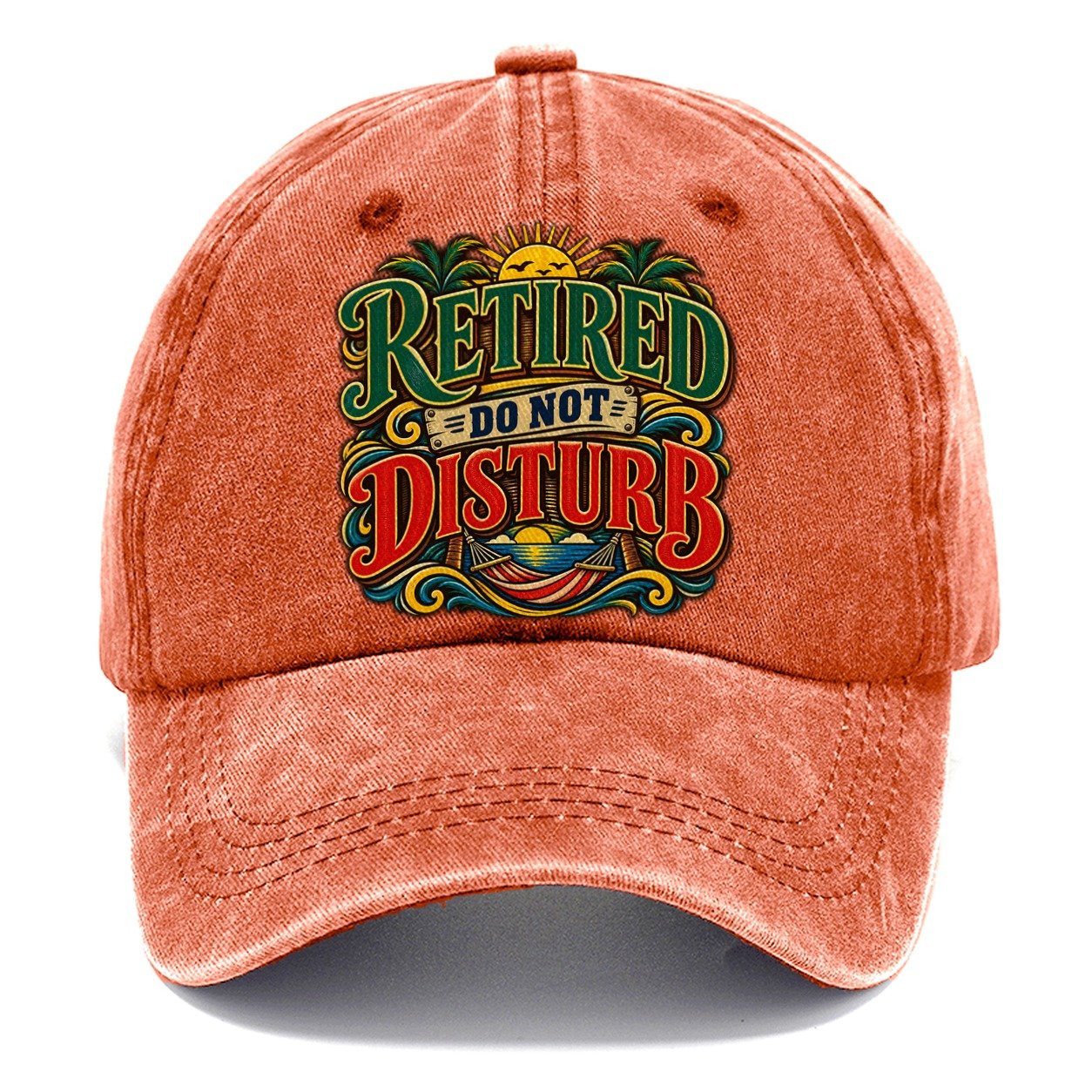 Retired Do Not Disturb Retired Living Classic Cap – Terracotta Clay