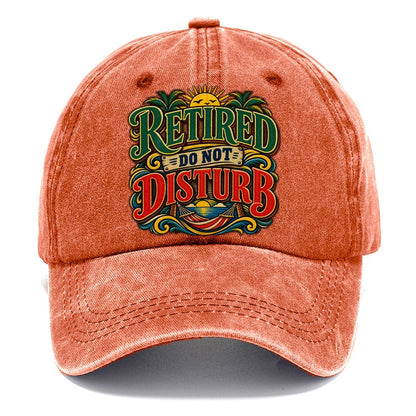 Retired Do Not Disturb Retired Living Classic Cap – Terracotta Clay