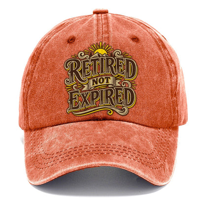 Retired Not Expired Retired Living Classic Cap – Terracotta Clay