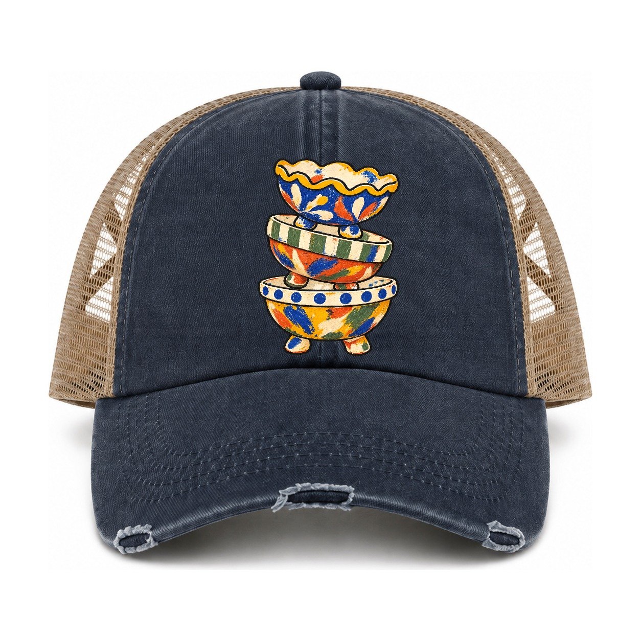 Navy-Khaki — front view