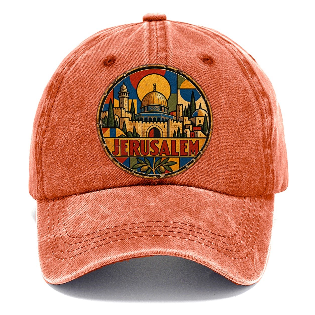 Bauhaus Jerusalem Poster Mark Jerusalem Classic Cap – Terracotta Clay