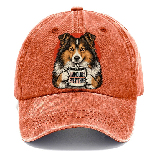 Shetland Sheepdog Mug Truths Classic Cap – Terracotta Clay