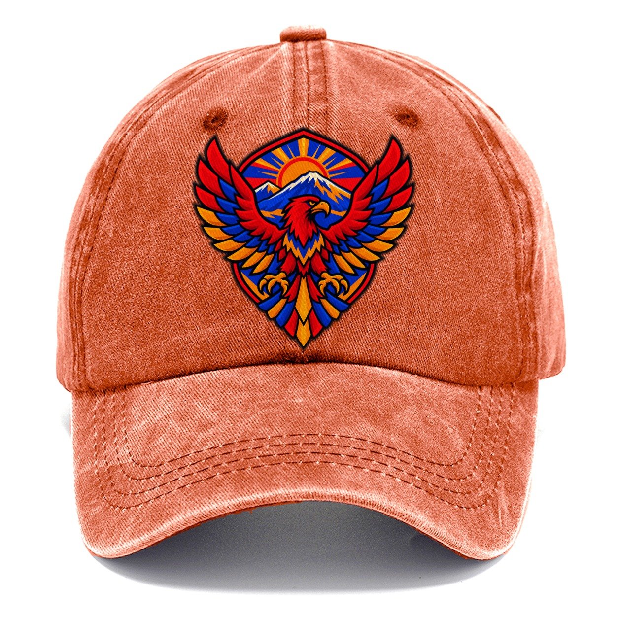 Armenia Minimal Emblem Country Logos Classic Cap – Terracotta Clay