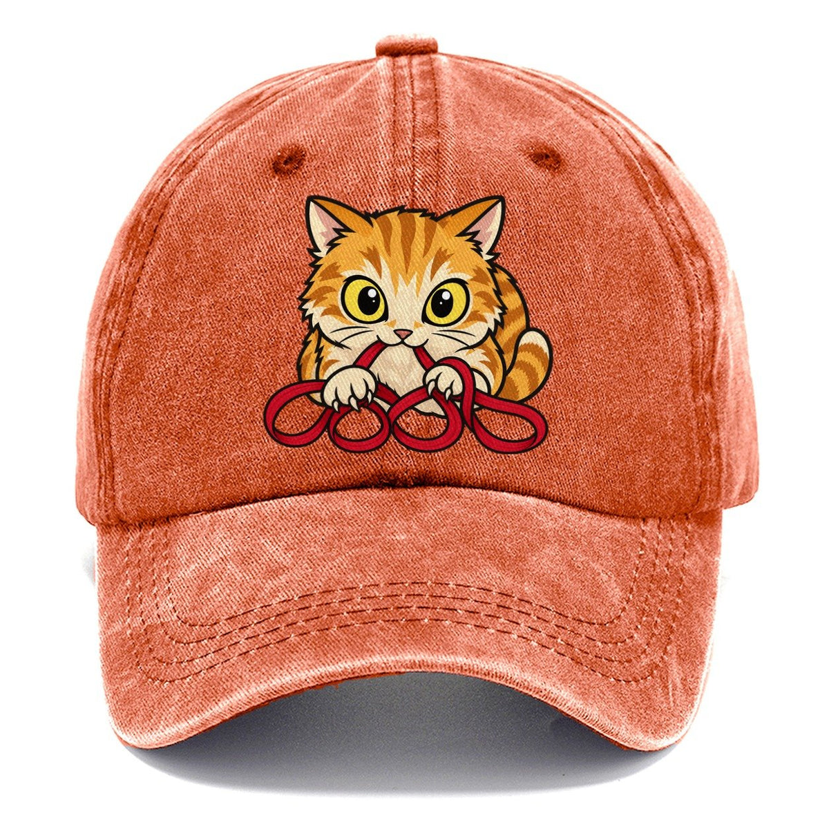 The Floss Bandit Needlework Classic Cap – Terracotta Clay