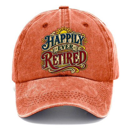 Happily Ever Retired Retired Living Classic Cap – Terracotta Clay