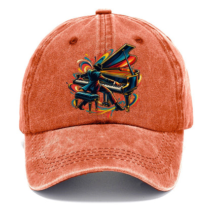 Grand Piano Icon Music Instruments Classic Cap – Terracotta Clay