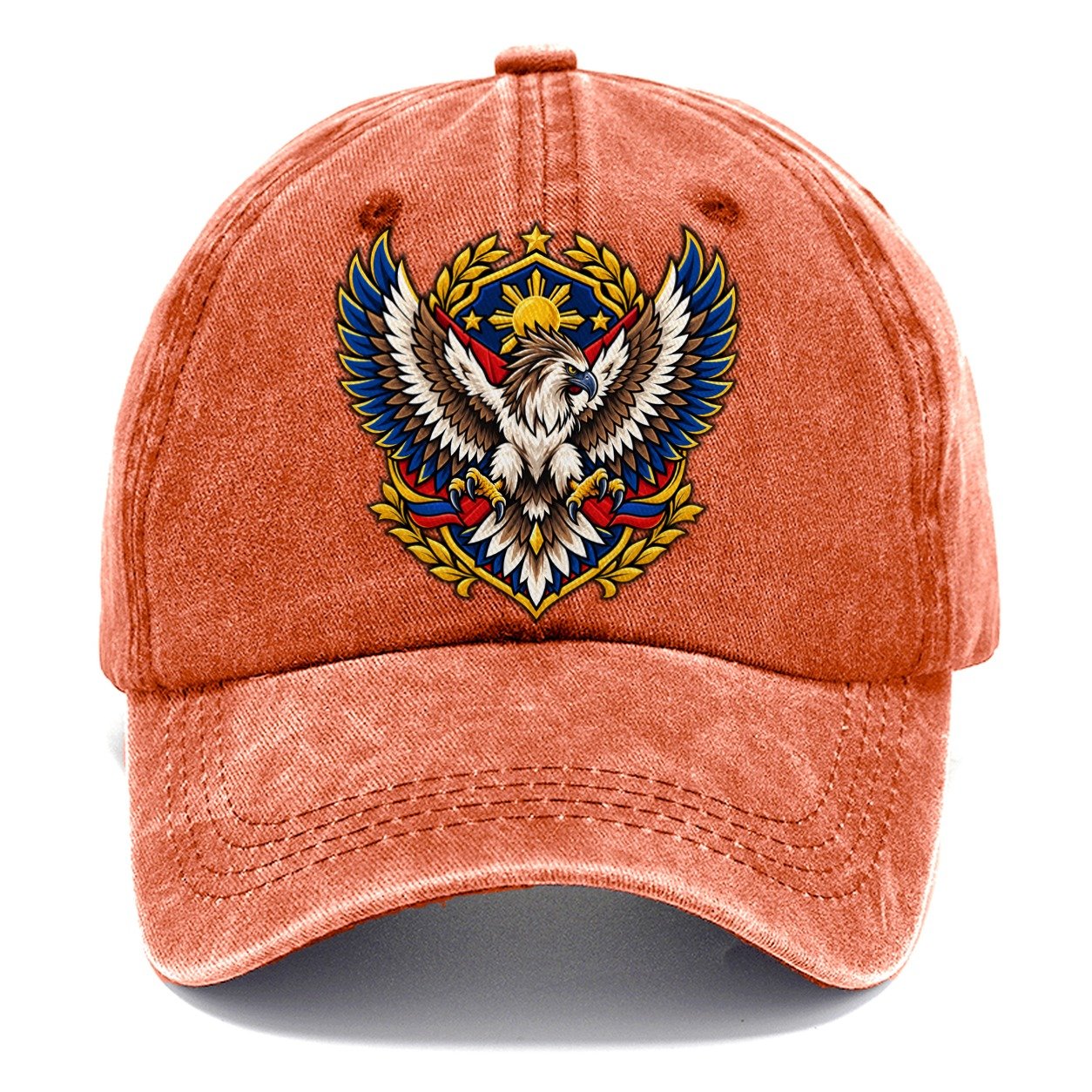 Philippines Heraldic Crest Country Logos Classic Cap – Terracotta Clay