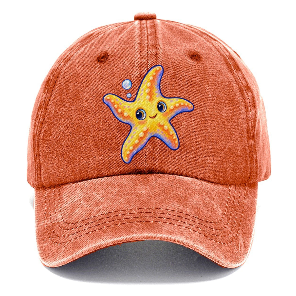 Starfish Side Float Sea Sprite Classic Cap – Terracotta Clay