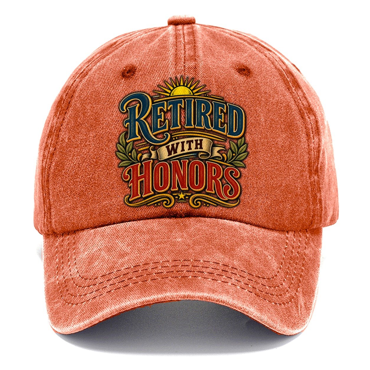 Retired With Honors Retired Living Classic Cap – Terracotta Clay