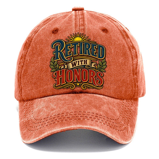 Retired With Honors Retired Living Classic Cap – Terracotta Clay