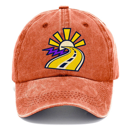 Road To Sunburst 90S Running Clubs Classic Cap – Terracotta Clay