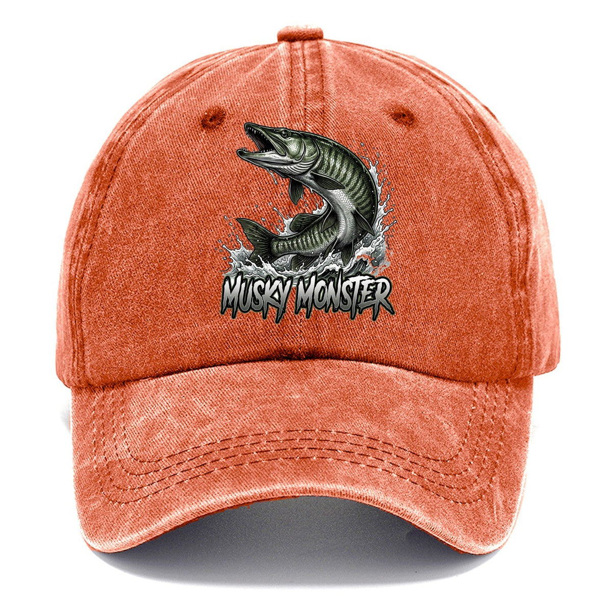Musky Monster Classic Cap – Terracotta Clay