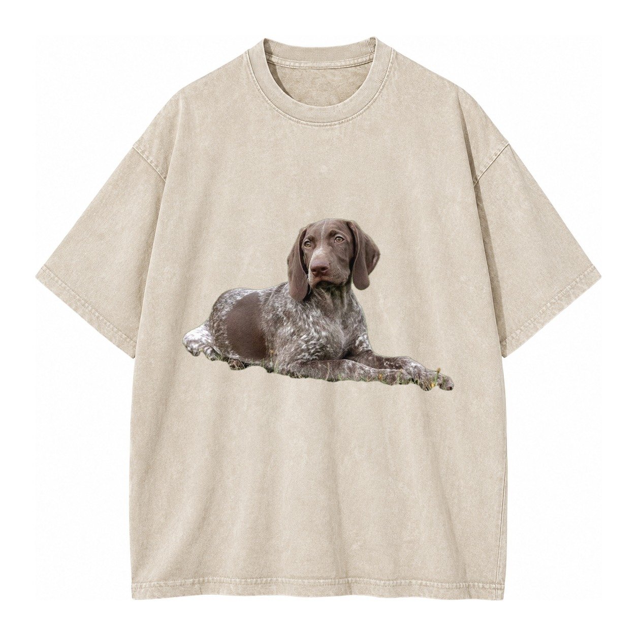 German Shorthaired Pointer 2 Vintage T-shirt – Off White