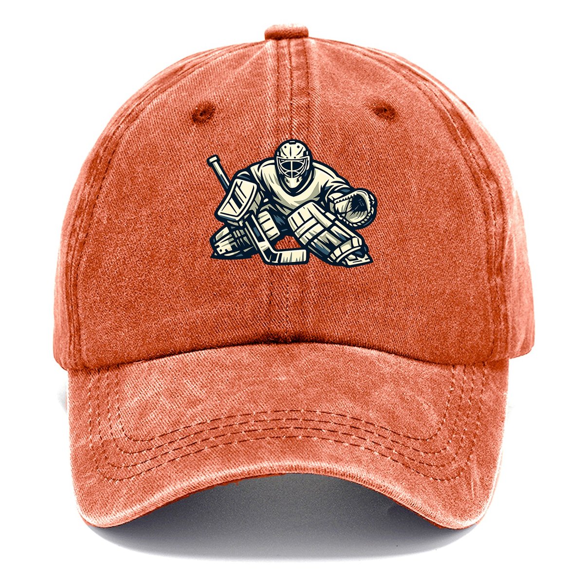 Hockey Goalie Classic Cap – Terracotta Clay