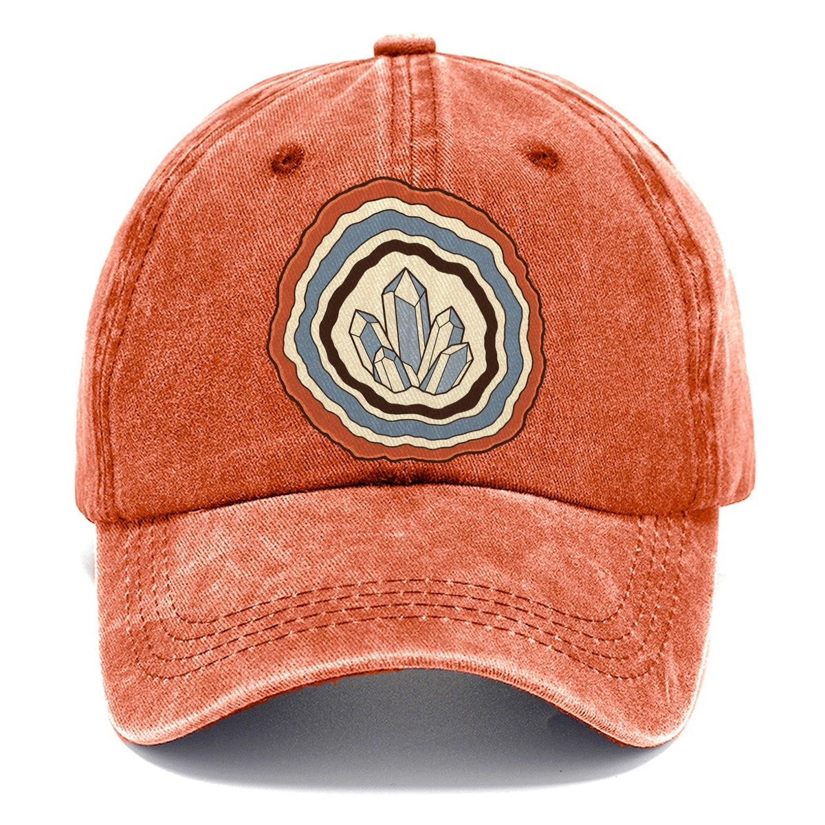 Agate Cross Section Rocks And Minerals Classic Cap – Terracotta Clay