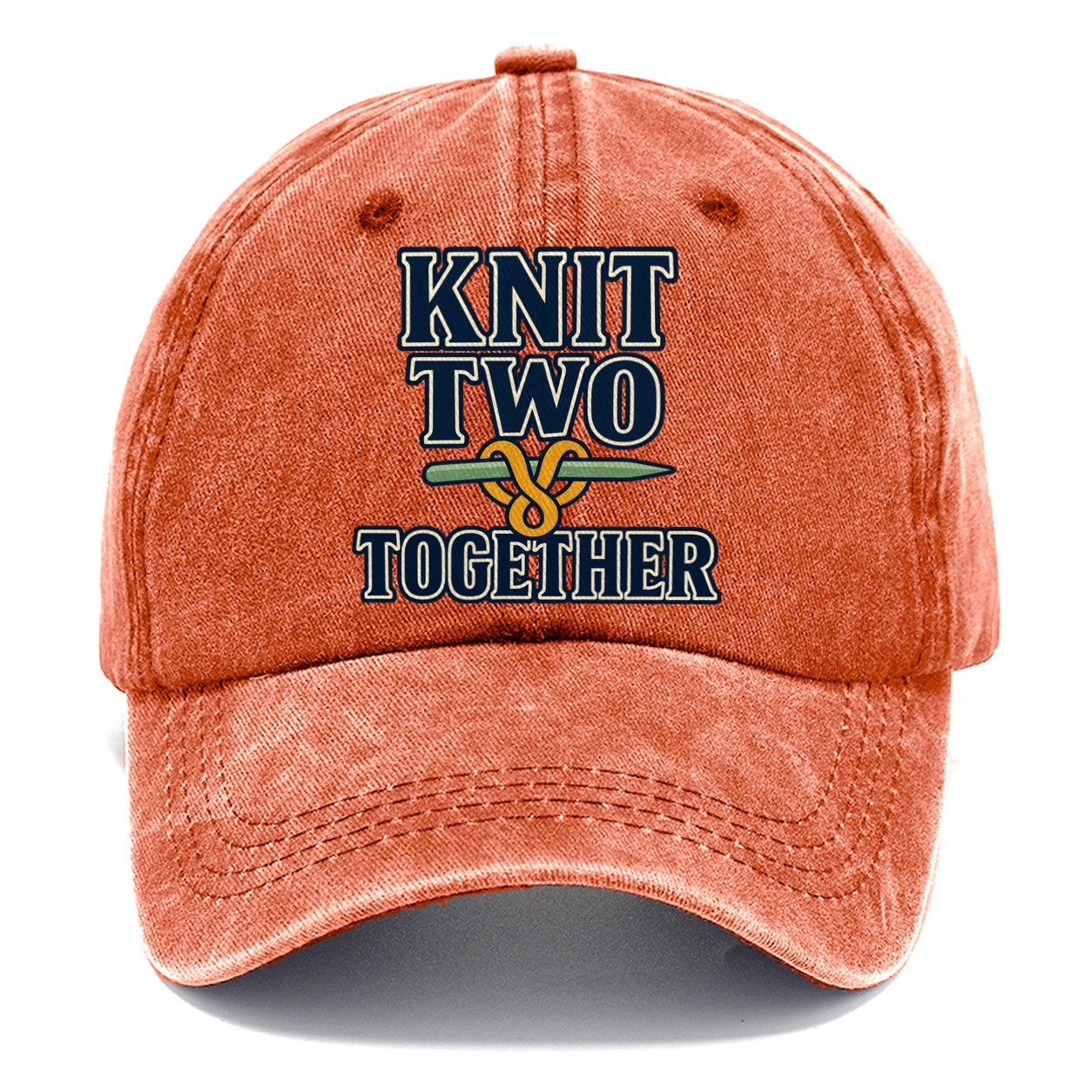 Knit Two Together Yarn Crafts Classic Cap – Terracotta Clay
