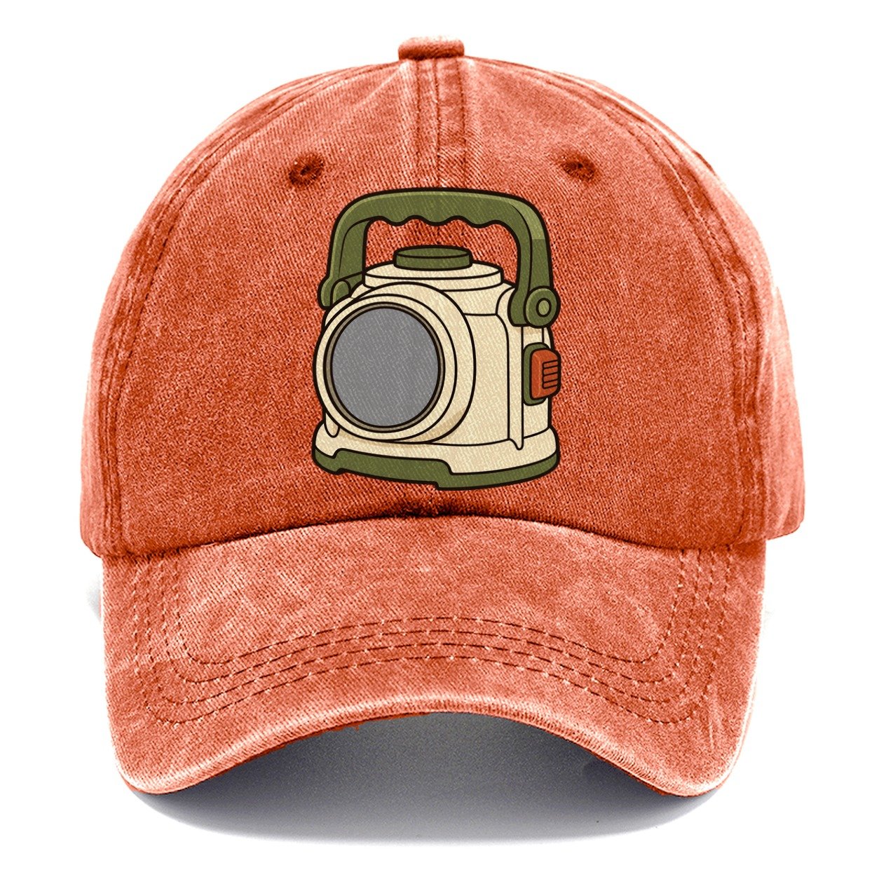 Lamp For The Late One Geocaching Classic Cap – Terracotta Clay