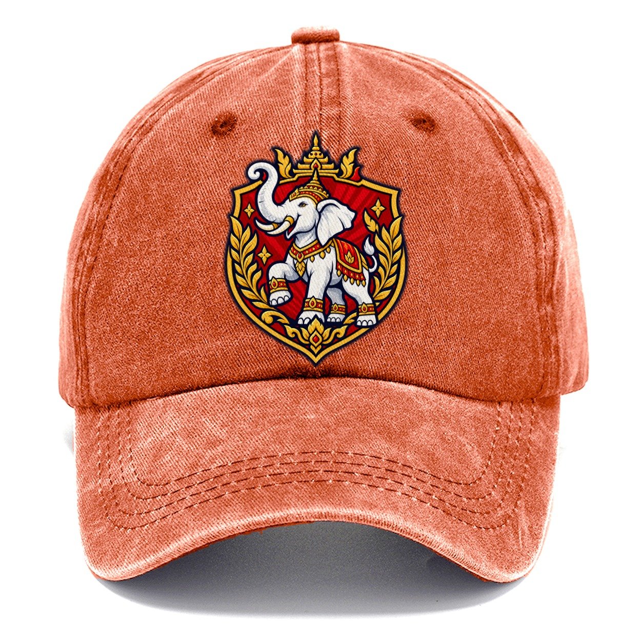 Thailand Heraldic Crest Country Logos Classic Cap – Terracotta Clay