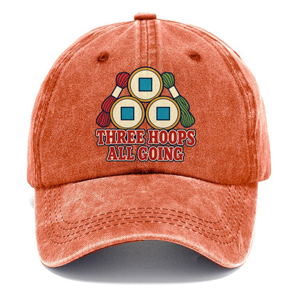 Three Hoops All Going And Needlework Classic Cap – Terracotta Clay
