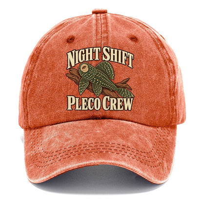 Night Shift Pleco Crew Aquarium Keeping Classic Cap – Terracotta Clay