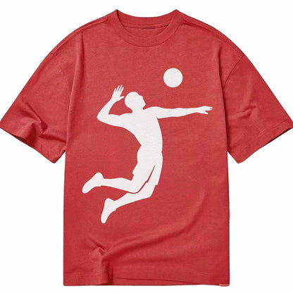 Volleyball Spike Classic T-shirt – Red